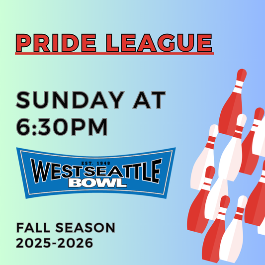 Pride League - Sundays at 6:30pm - 2025-2026 Season
