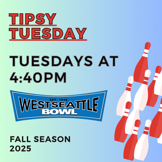 Tipsy Tuesdays League - Tuesdays at 4:40pm - Sept - Nov 2025