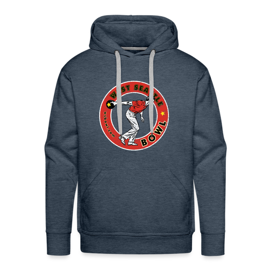 Men’s Premium Hoodie - heather denim